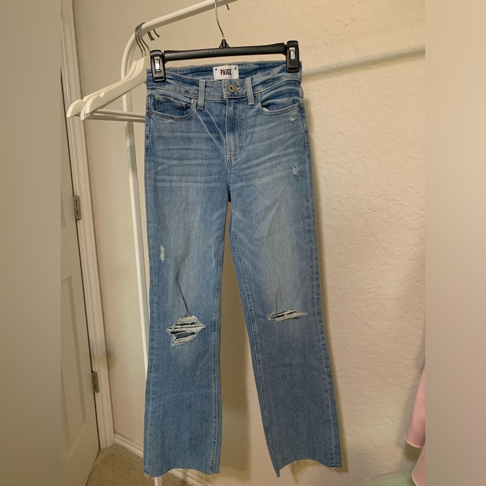 Paige Atley Ankle Flair Jeans
